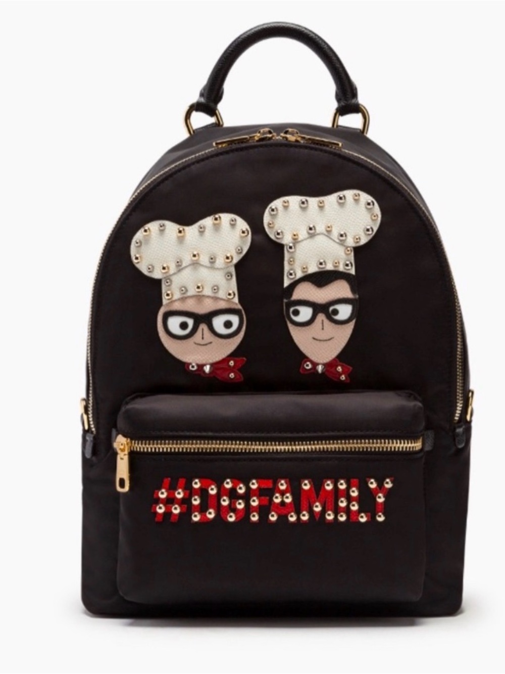 NWT $1673 Leather -Nylon Dolce & Gabbana Vulcano Women’s  Backpack - Picture 4 of 13